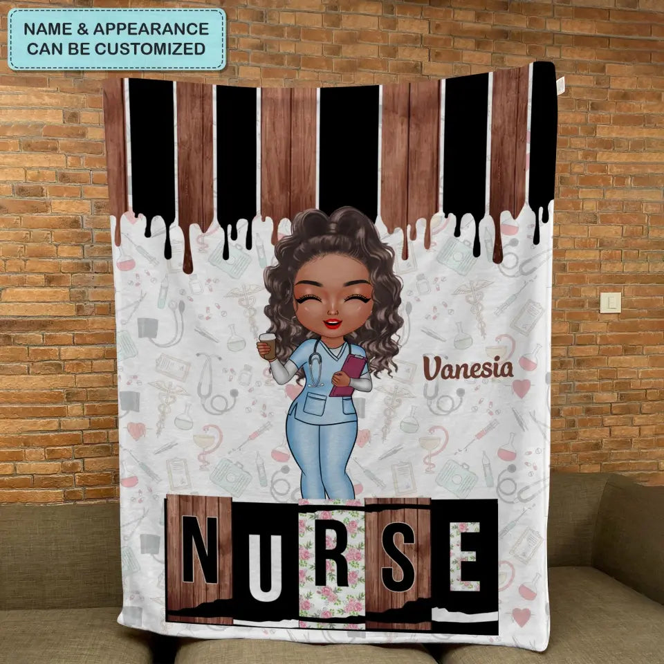 I Am A Nurse - Personalized Custom Blanket - Nurse's Day, Appreciation Gift For Nurse