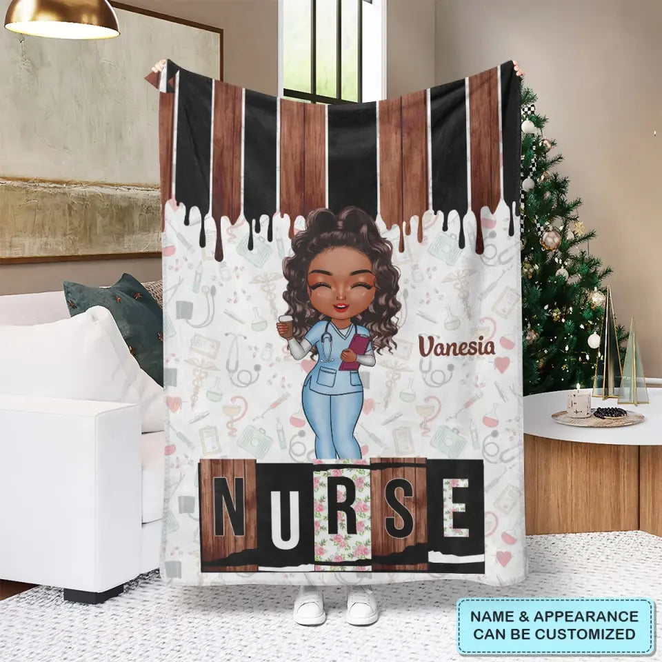 I Am A Nurse - Personalized Custom Blanket - Nurse's Day, Appreciation Gift For Nurse