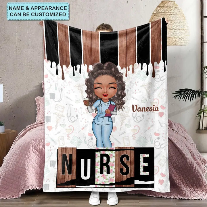 I Am A Nurse - Personalized Custom Blanket - Nurse's Day, Appreciation Gift For Nurse