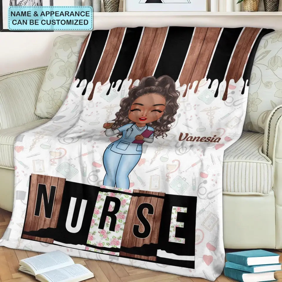 I Am A Nurse - Personalized Custom Blanket - Nurse's Day, Appreciation Gift For Nurse