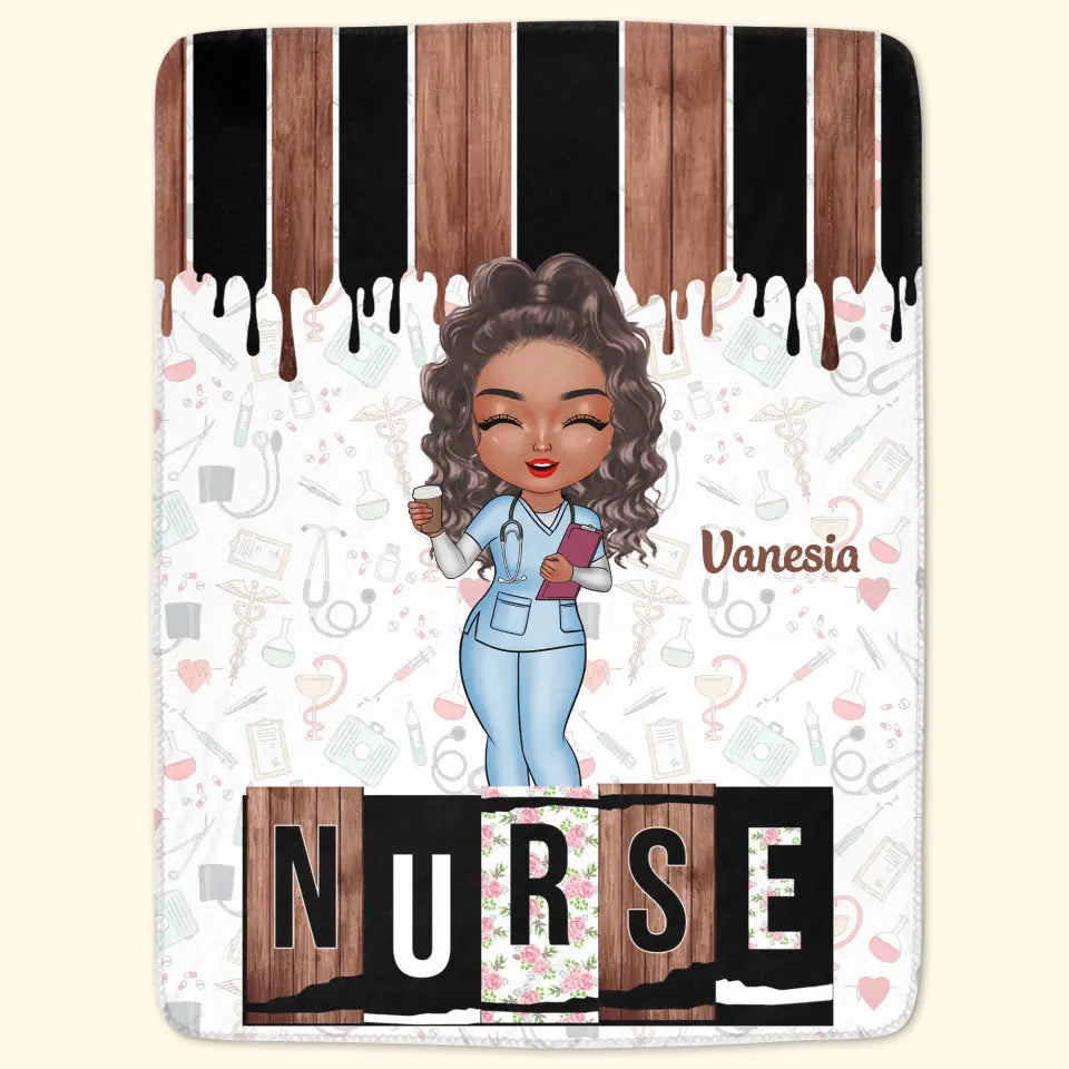 I Am A Nurse - Personalized Custom Blanket - Nurse's Day, Appreciation Gift For Nurse