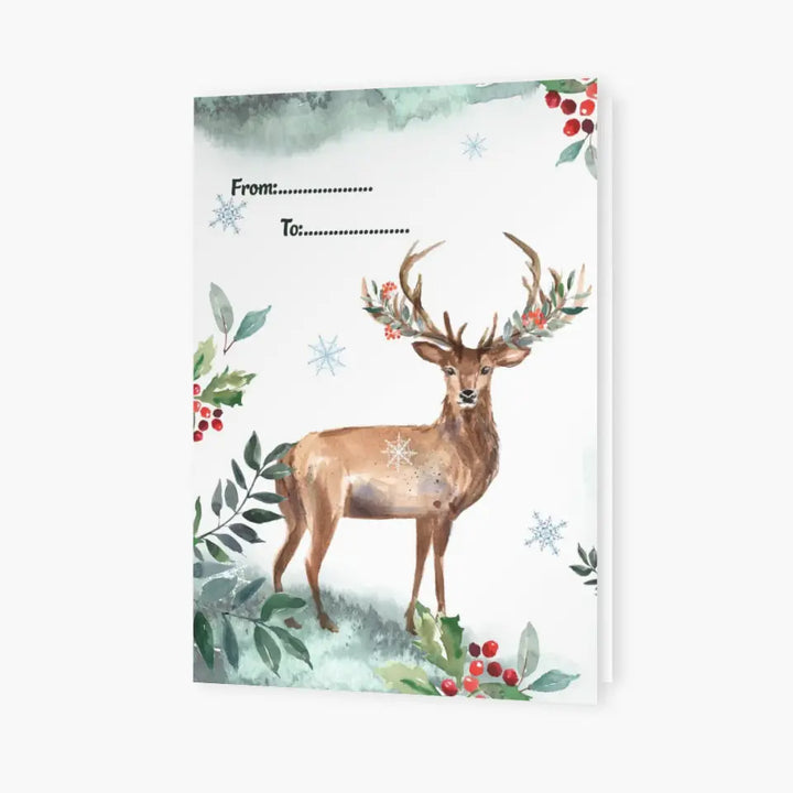 Animal Christmas - Personalized Christmas Card - Christmas Gift For Family, Family Members