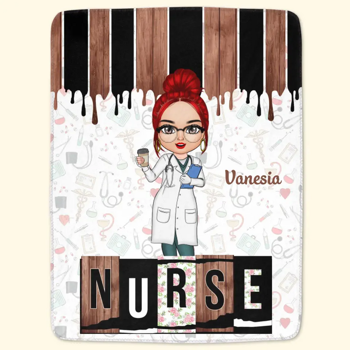 I Am A Nurse - Personalized Custom Blanket - Nurse's Day, Appreciation Gift For Nurse