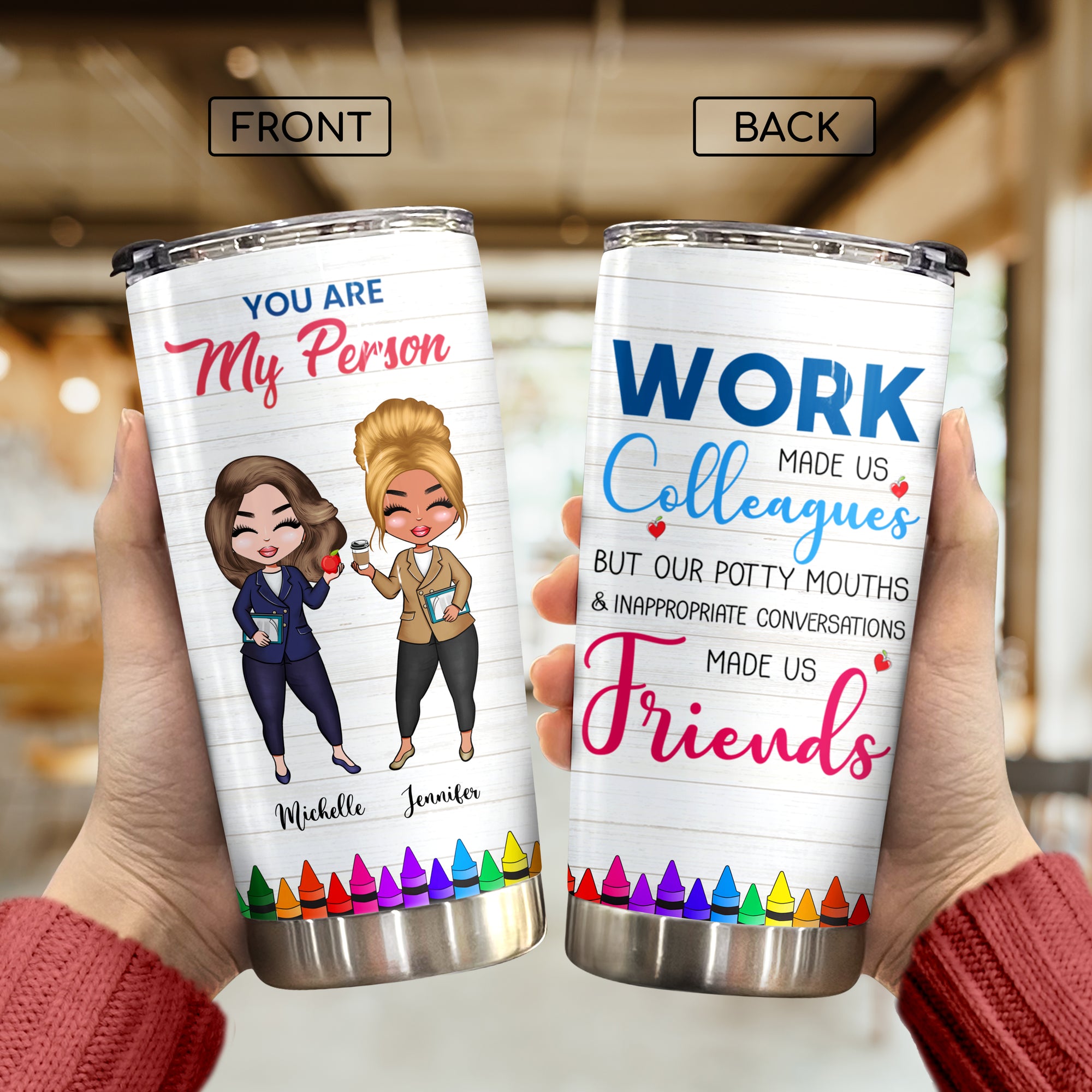 Personalized Tumbler - Gift For Teachers - You Are My Person