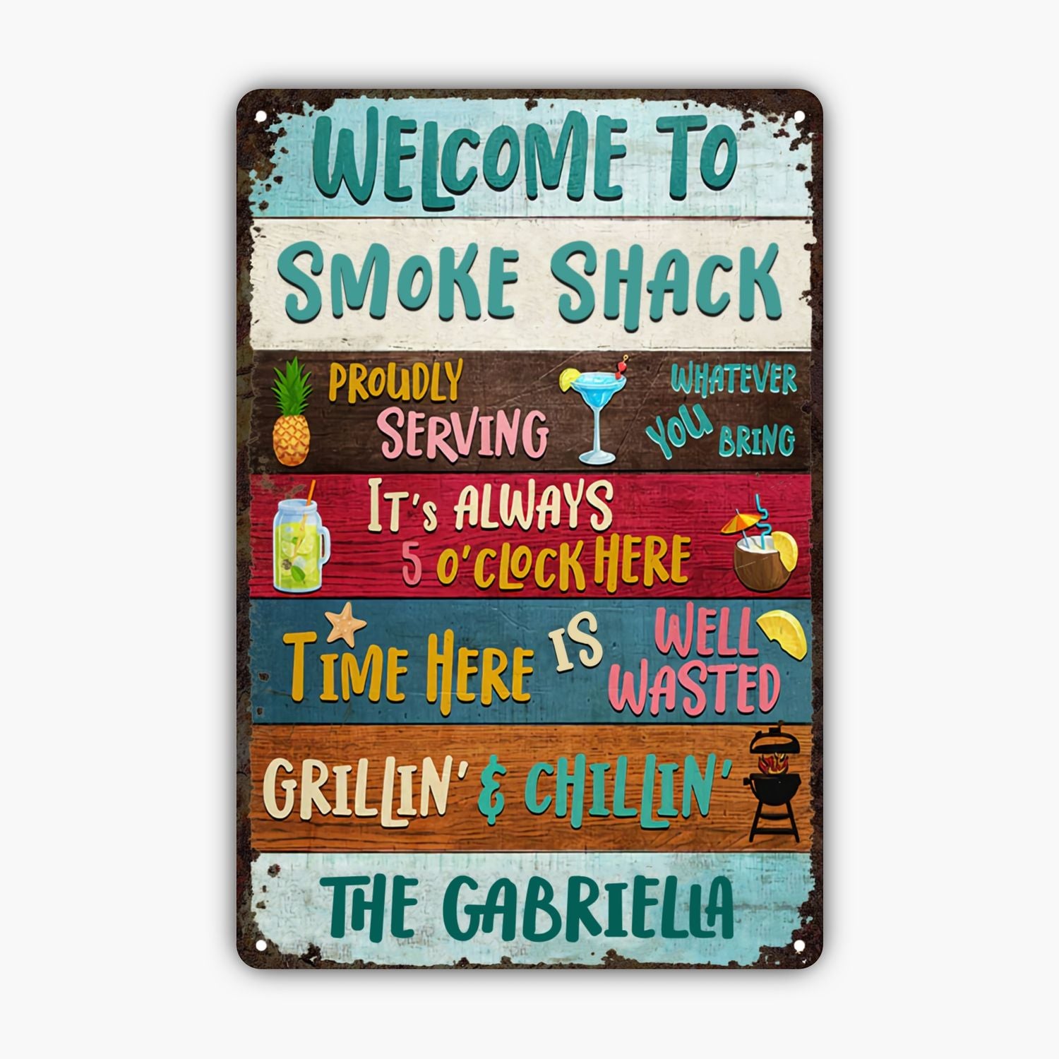 Custom Metal Sign - Gift For Family - Welcome To The Lake