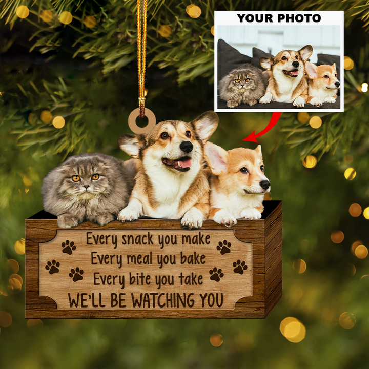 Personalized Photo Mica Ornament - Customize Your Photo ARND018 UPL0KH012