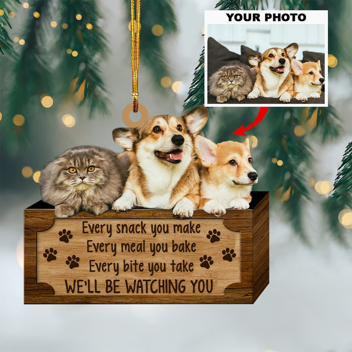 Personalized Photo Mica Ornament - Customize Your Photo ARND018 UPL0KH012