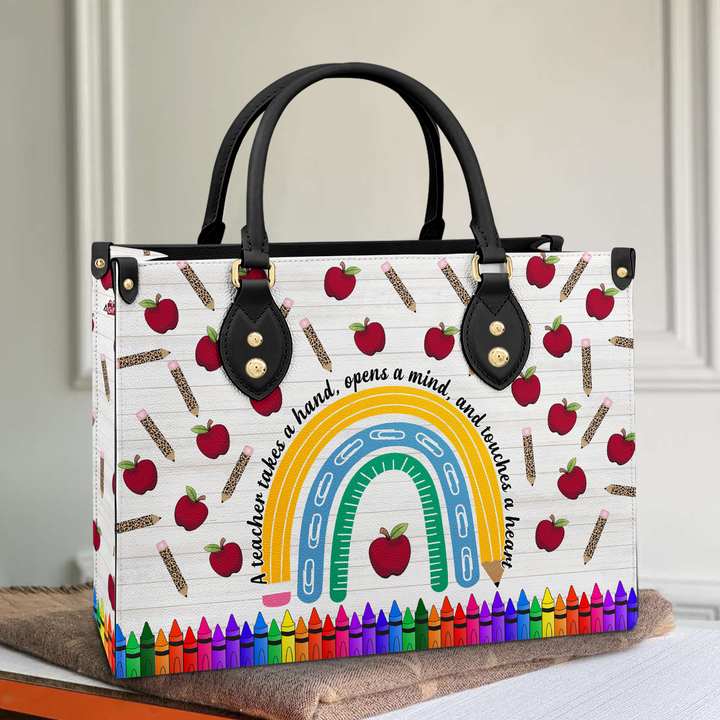 Leather Bag - Gift For Teacher - Being A Teacher V5 NCU0HD001