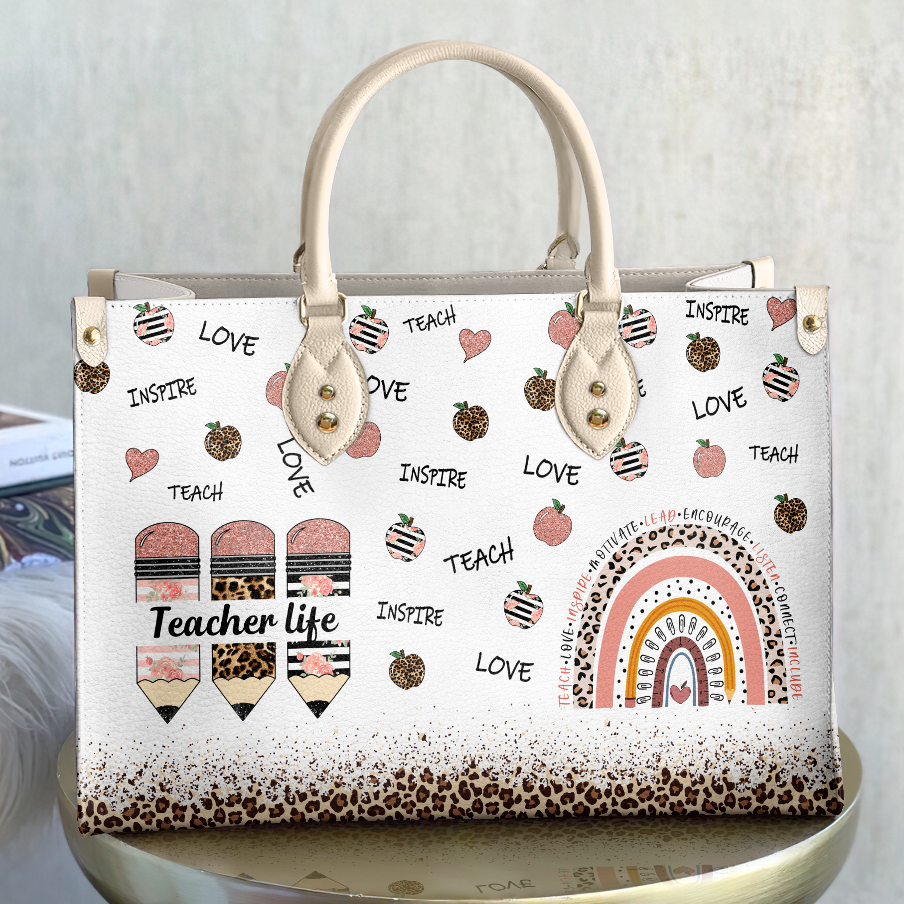 Leather Bag Gift For Teacher Teacher Life A Gift Customized