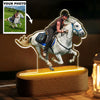 Personalized Acrylic LED Night Light Horse Lover ARND018 UPL0KH014