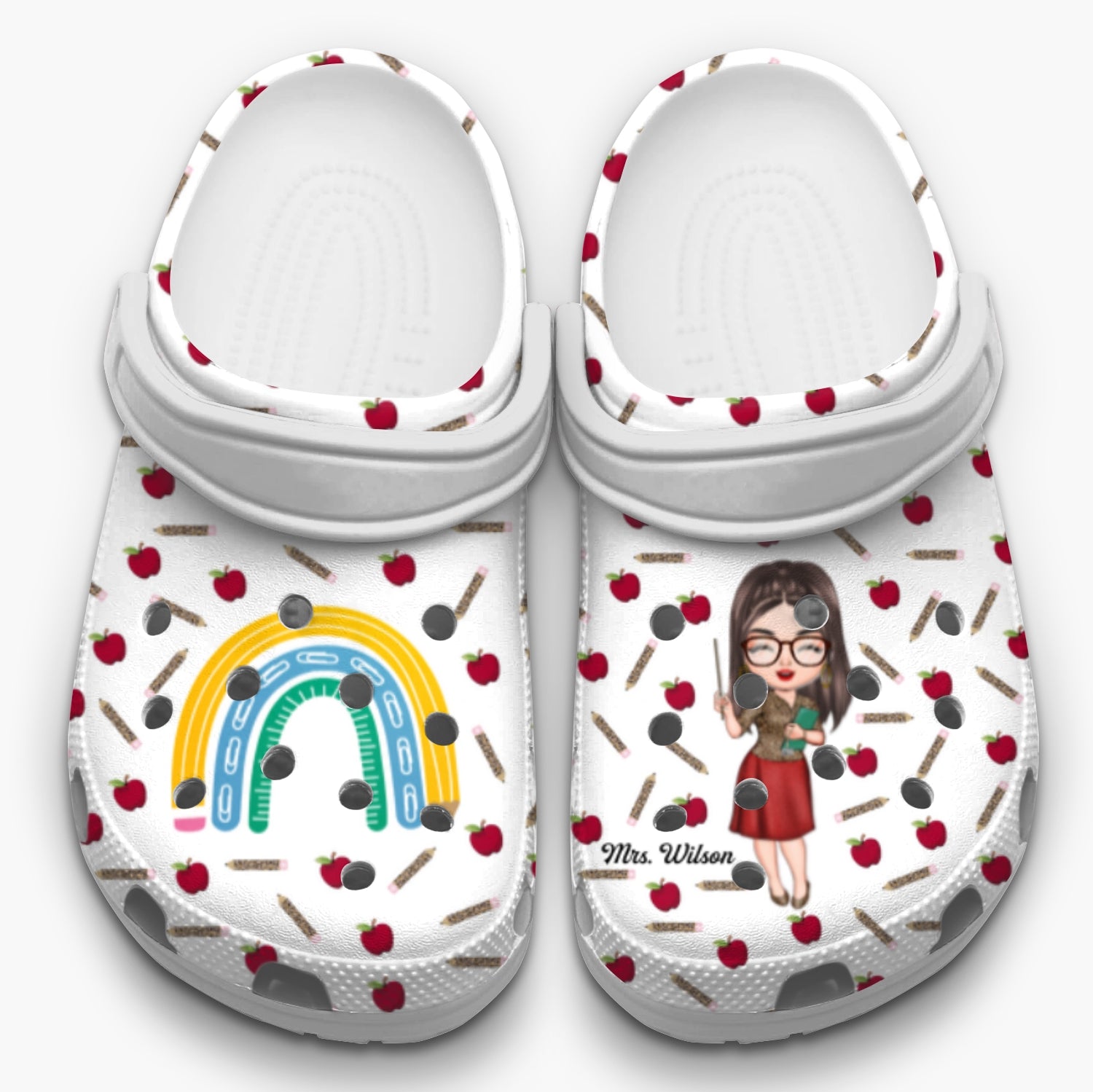 Personalized Clog - Gift For Teacher - Being A Teacher