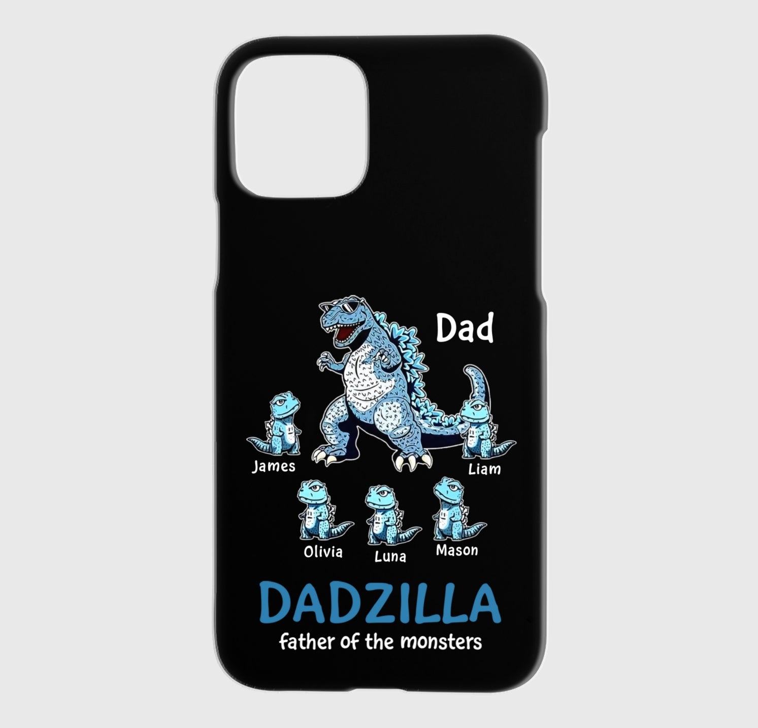 Personalized Phone Case - Gift For Father - Dazzilla Father Of The Monster