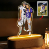 Personalized Acrylic LED Night Light - Gift For Couple - Couple Photo Custom ARND037 UPL0TD002