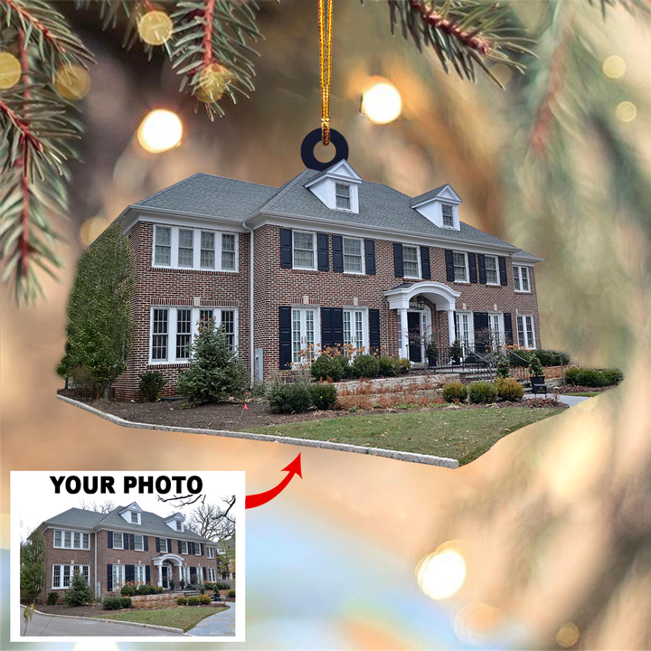 Personalized Photo Mica Ornament - Customized Your Photo Ornament V3 ARND036