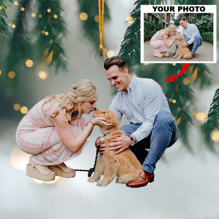 Personalized Photo Mica Ornament - Customized Your Photo Ornament V18 ARND036