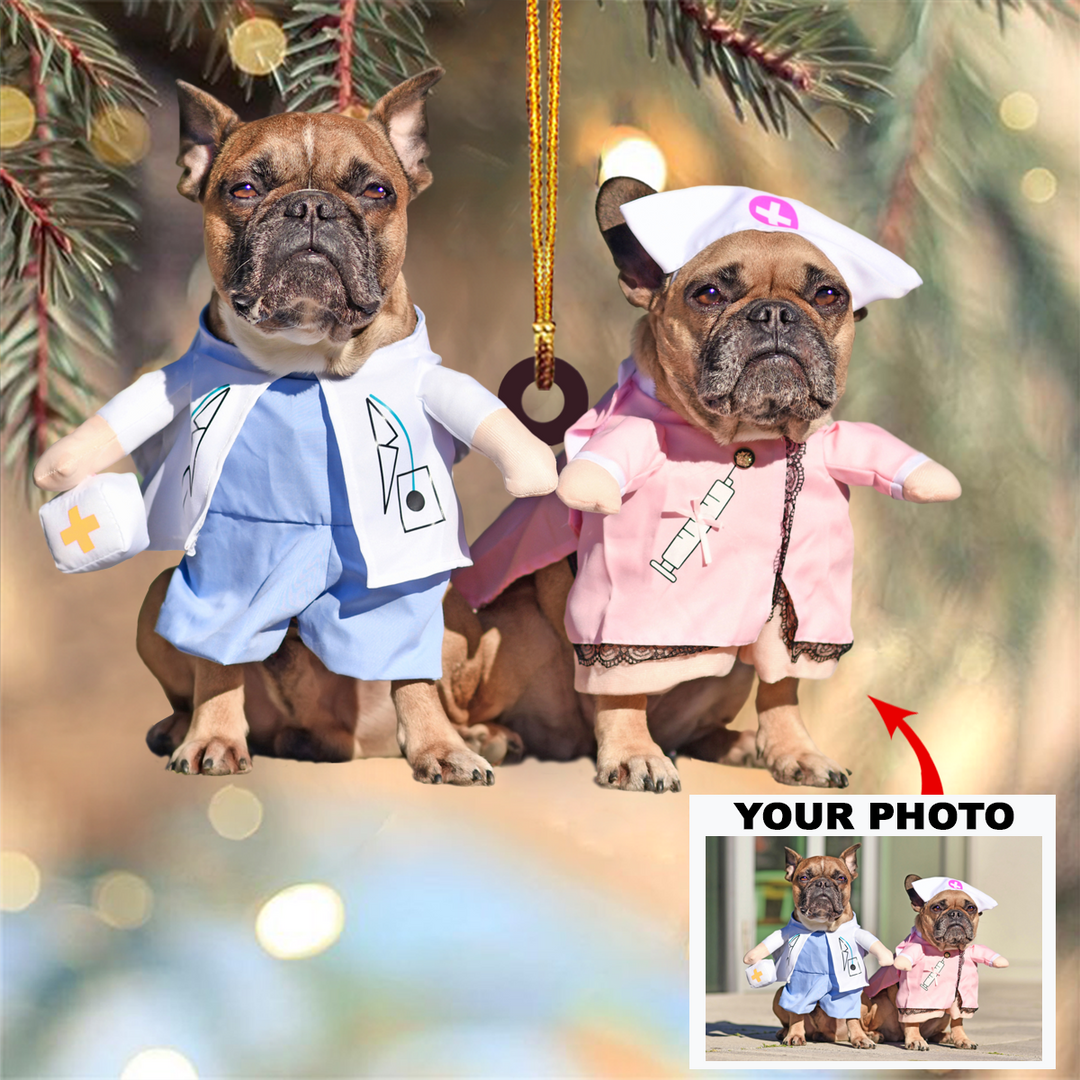 Personalized Photo Mica Ornament - Customized Your Photo Ornament ARND036