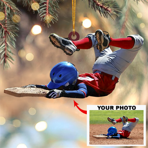 Custom Baseball Glove - Personalized Christmas Ornament