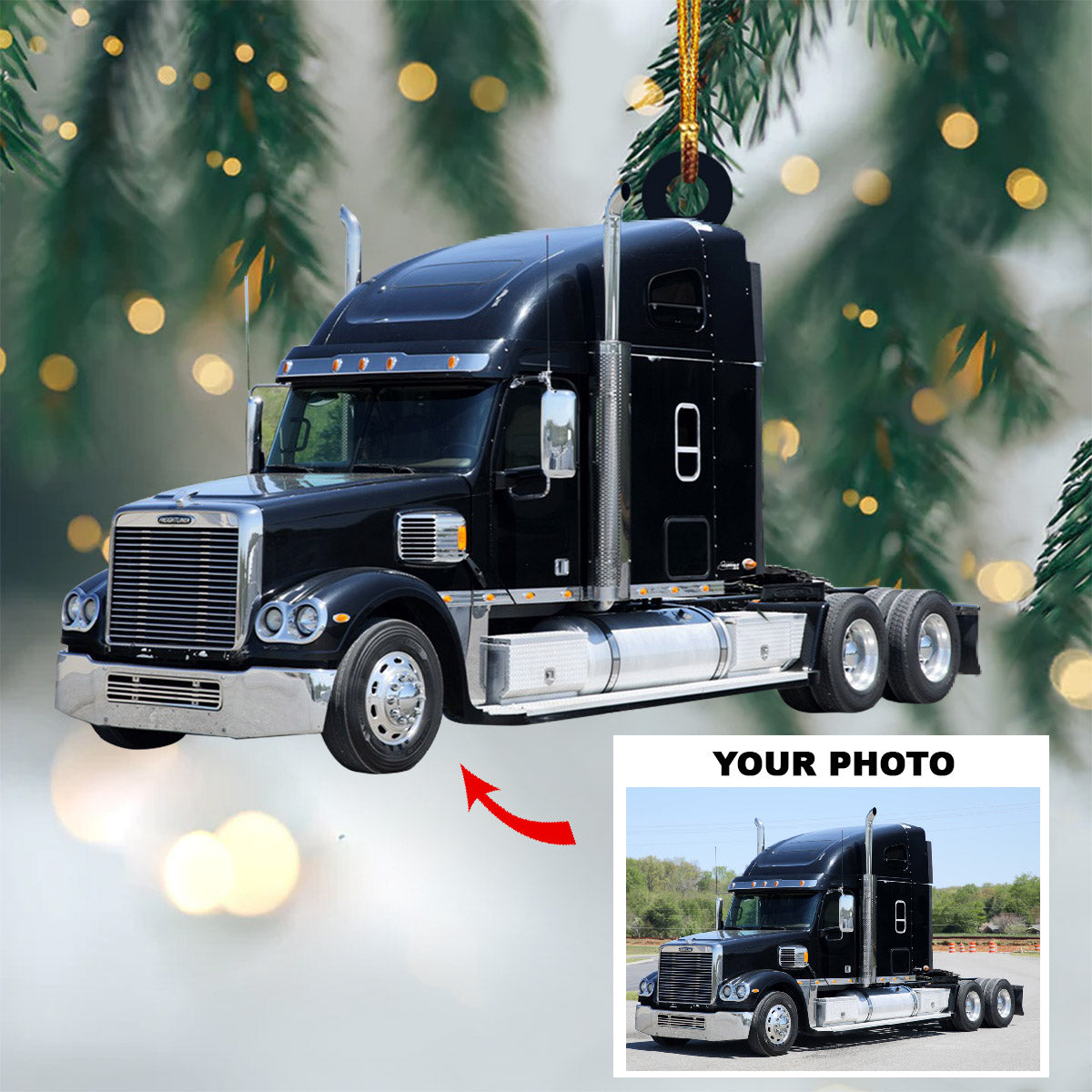 Personalized Trucker Ornaments