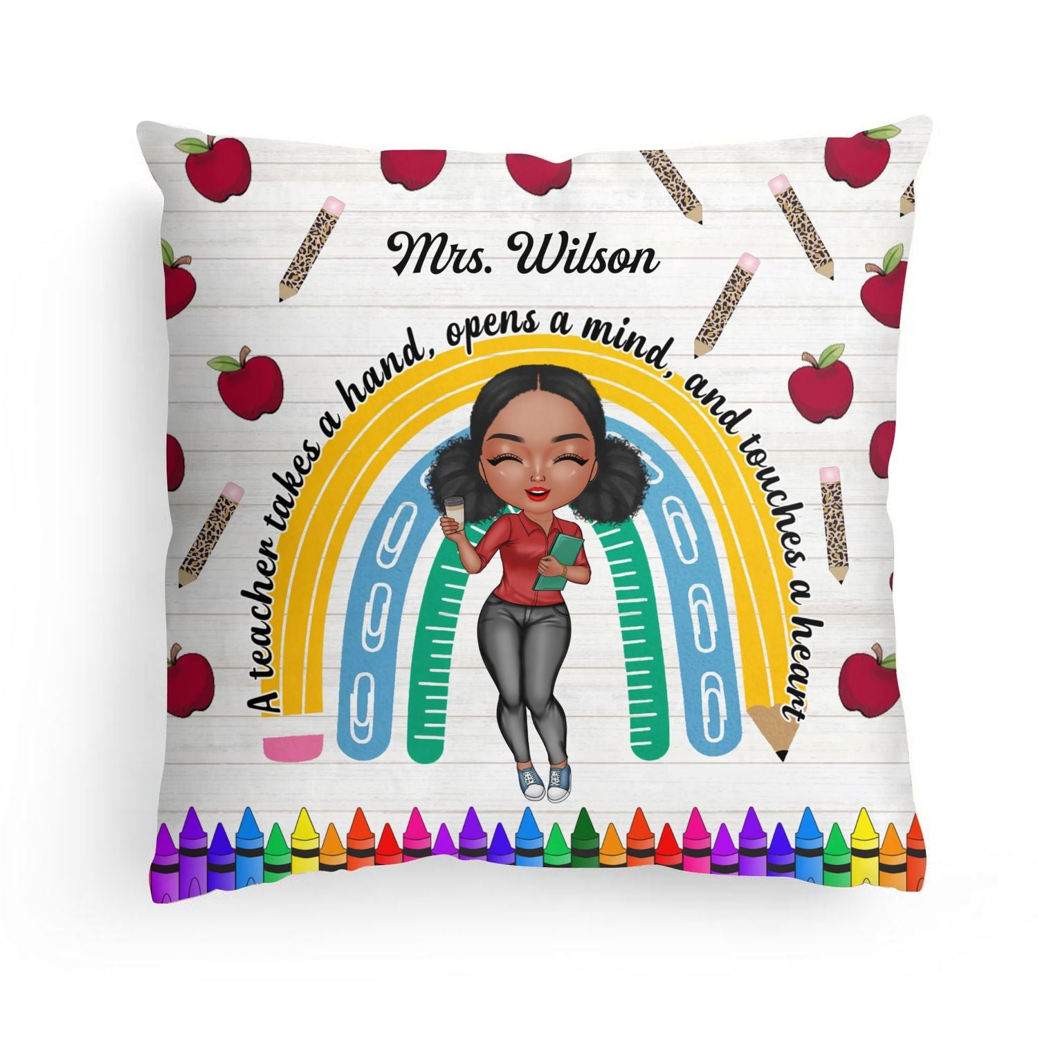 Personalized Pillow Case - Gift For Teacher - Being A Teacher